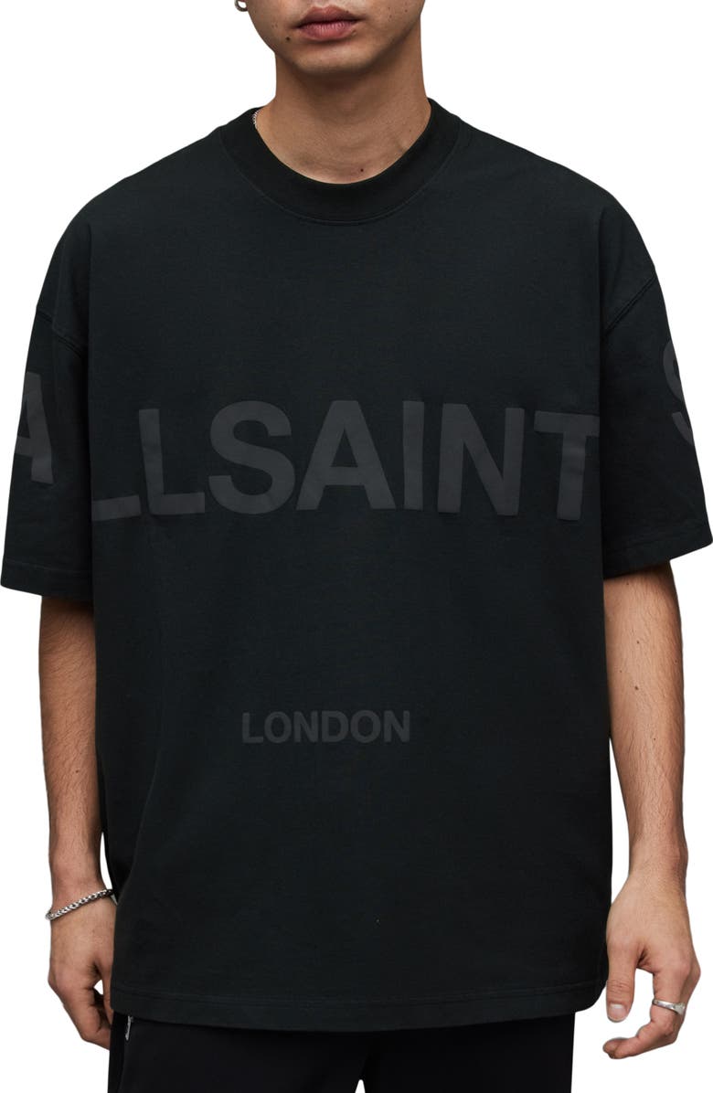 AllSaints Biggy Logo Graphic T-Shirt, Main, color, 