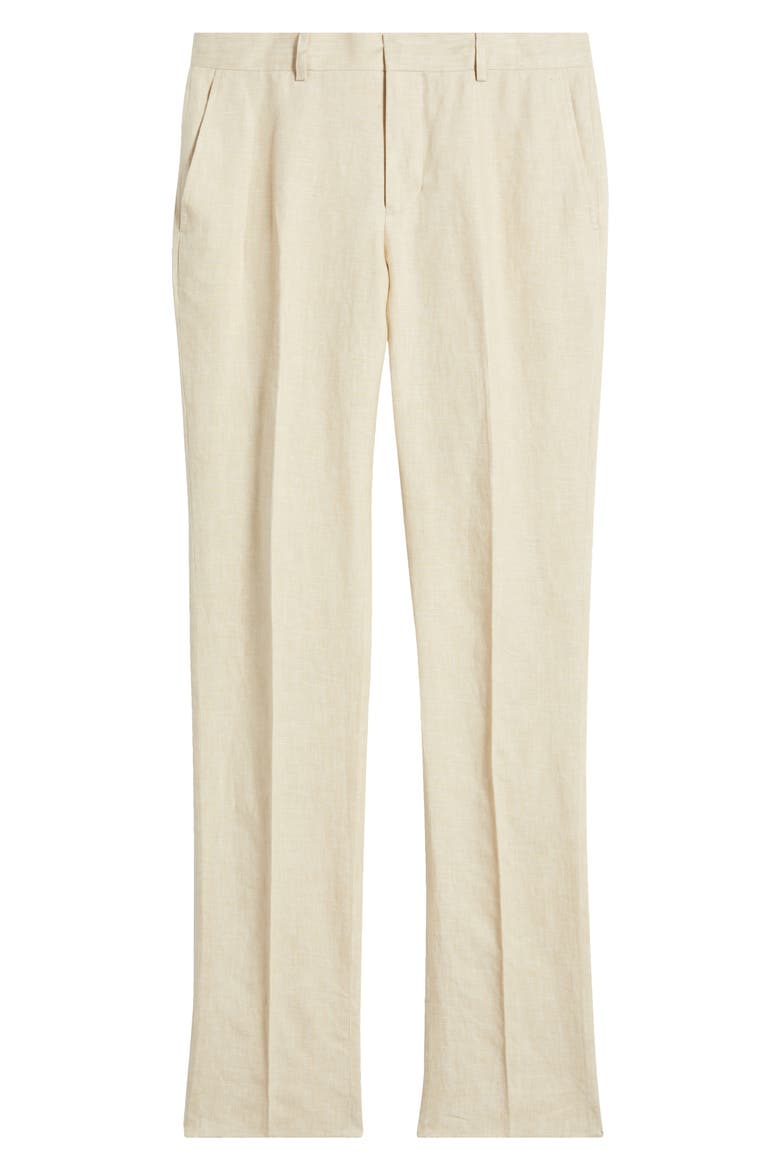 Henrik Trim Fit Italian Linen Suit Separate Pants, Alternate, color, TAN DESERT