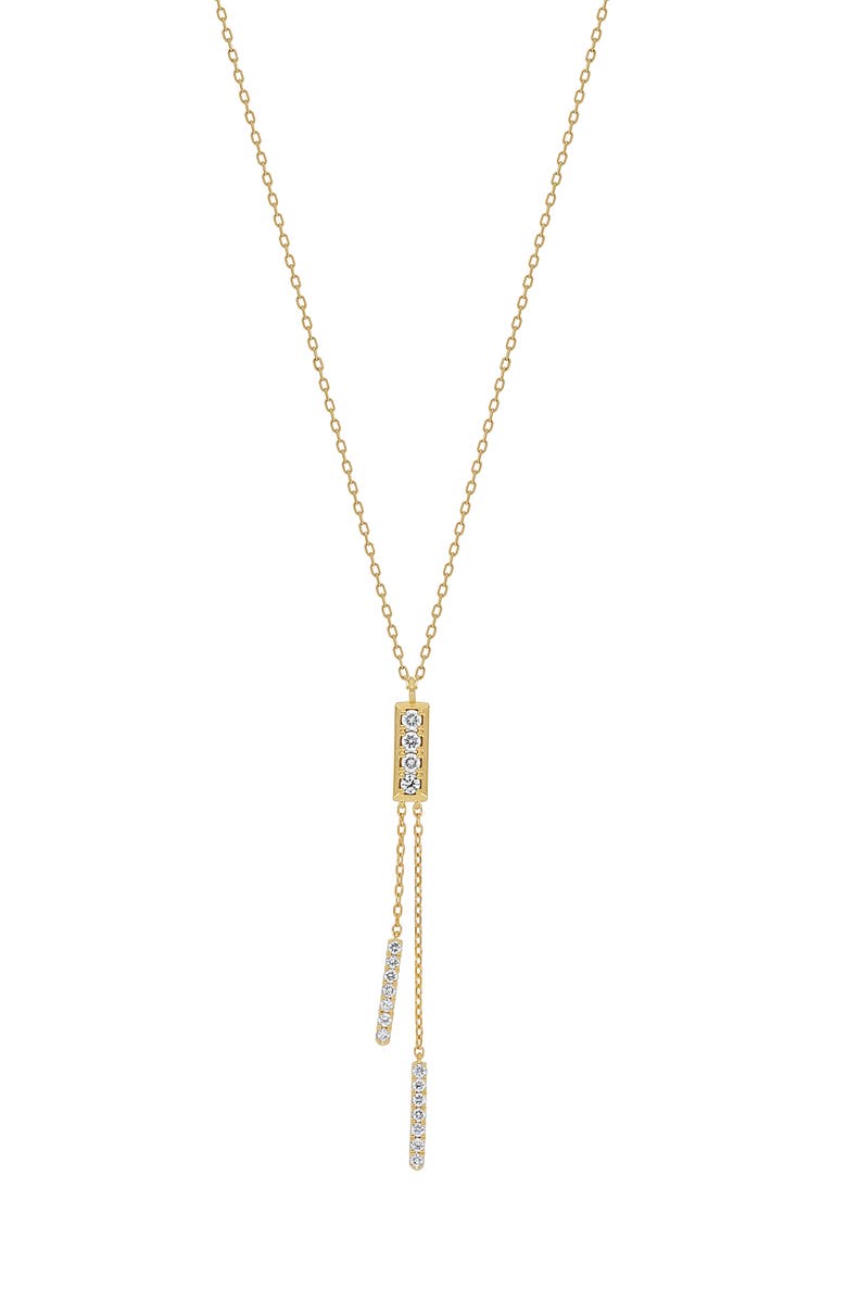 Bony Levy Diamond Y-Necklace, Main, color, 18K Yellow Gold