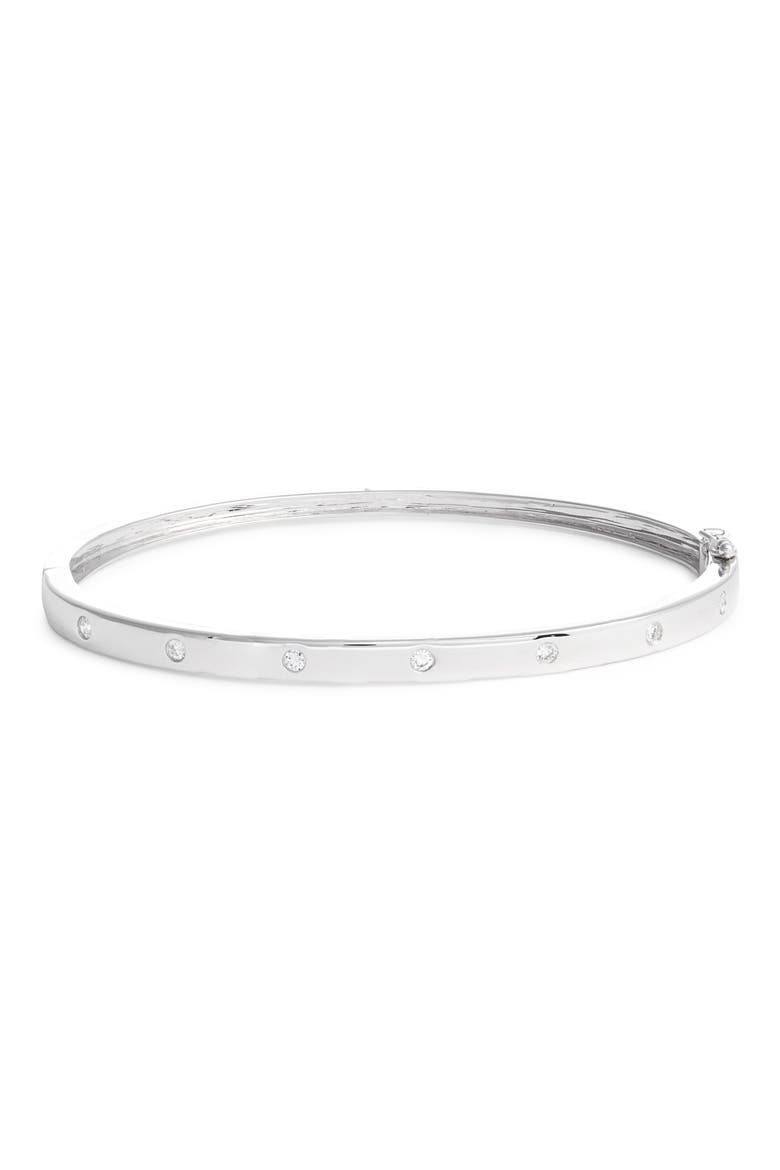 Ofira Diamond Bangle (Nordstrom Exclusive), Main, color, DIAMOND/ WHITE GOLD