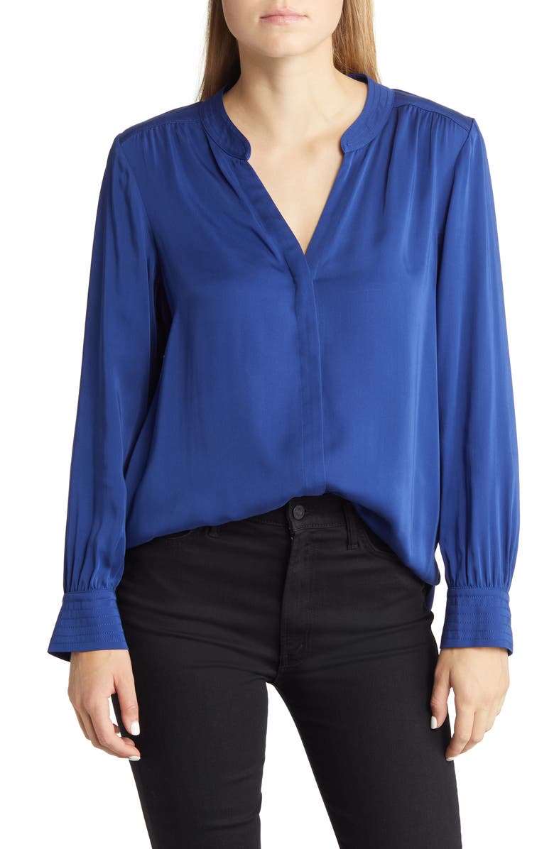 Tommy Bahama Laguna Bay Long Sleeve Top, Main, color, 