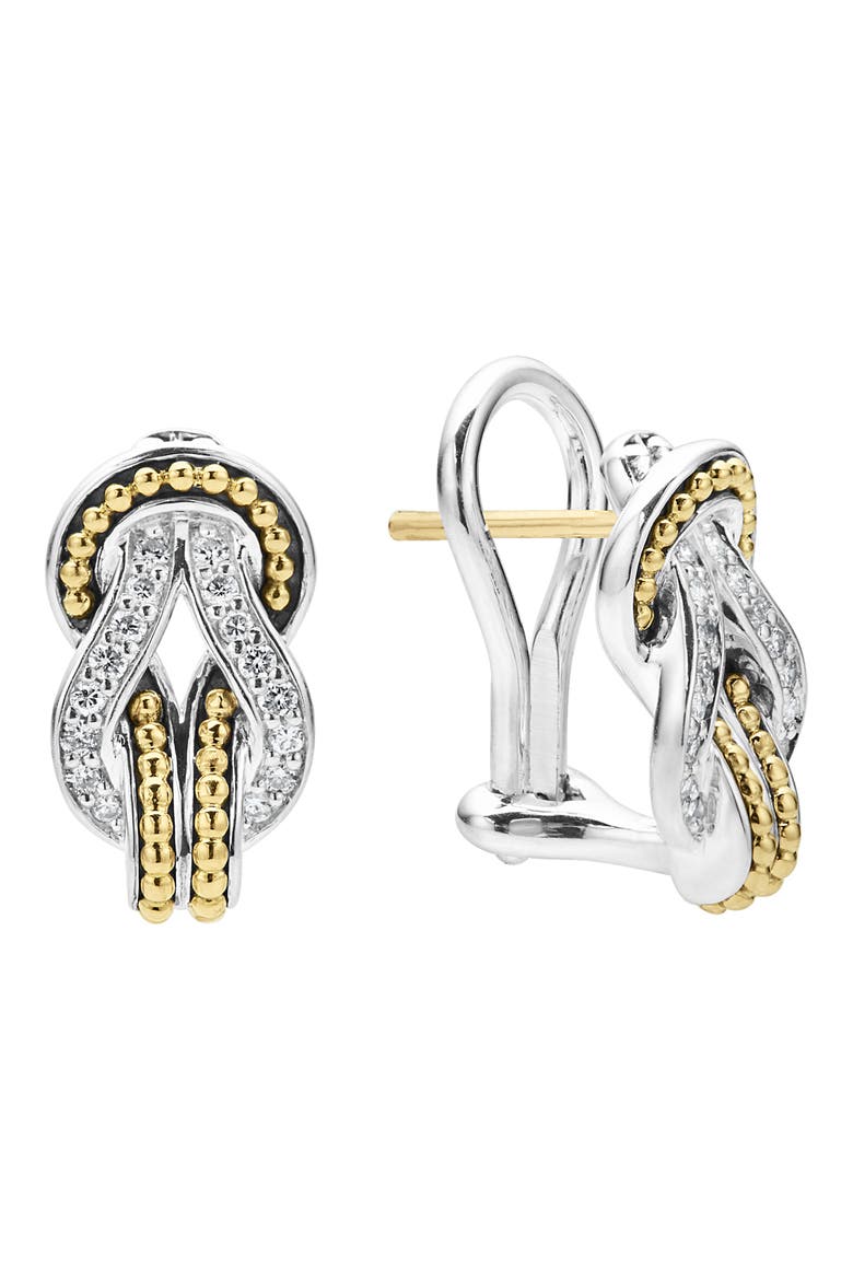 Newport Stud Earrings, Main, color, DIAMOND