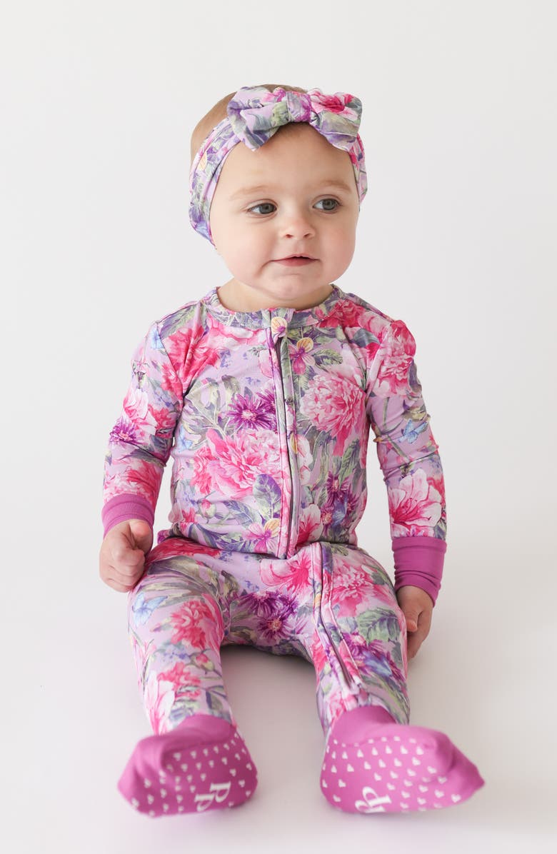 Posh Peanut Ellery Fitted Convertible One-Piece Pajamas, Alternate, color,