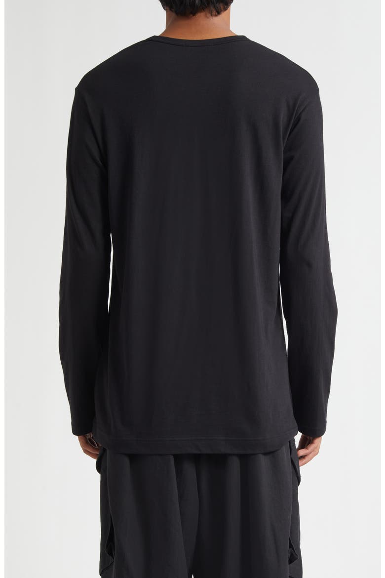 Basic Long Sleeve Graphic T-Shirt, Alternate, color, BLACK