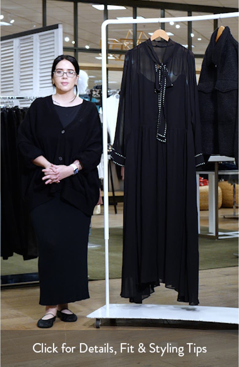 Kara Long Sleeve A-Line Dress, sales video thumbnail