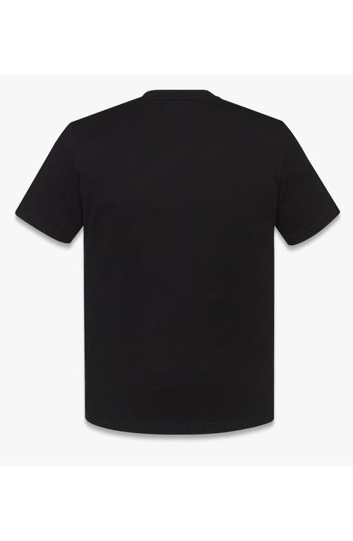 Mcm Aquatic Logo T-shirt In Black