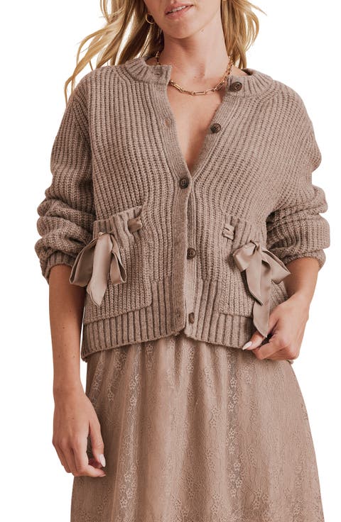 Selena Bow Packet Cardigan