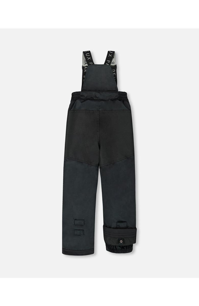 Deux par Deux Two-Piece Play Snowsuit with Gradient Jacket, Alternate, color, Black