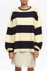 Bimba y Lola Loose-fit striped T-shirt.