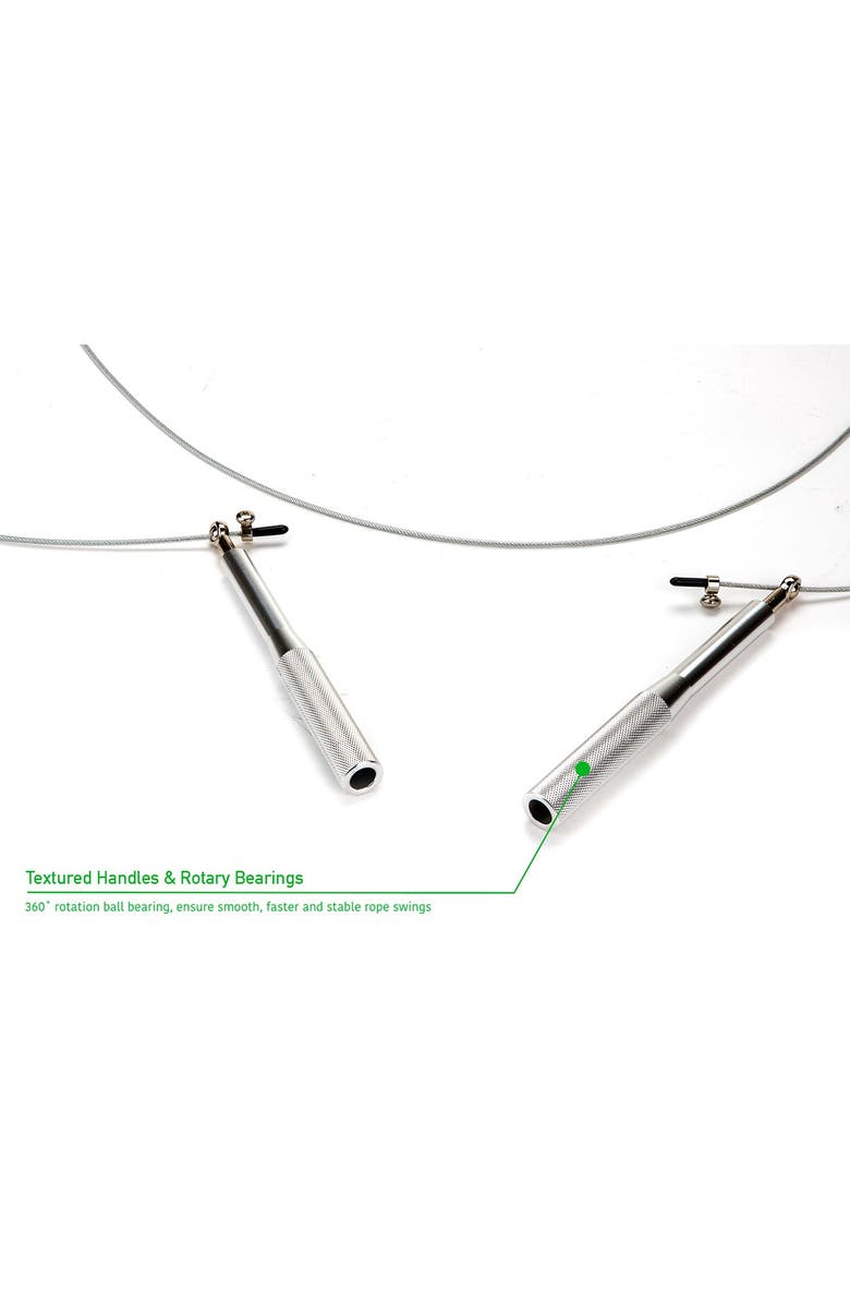 MIND READER Adjustable Rapid Speed Jumping Rope, Alternate, color, 