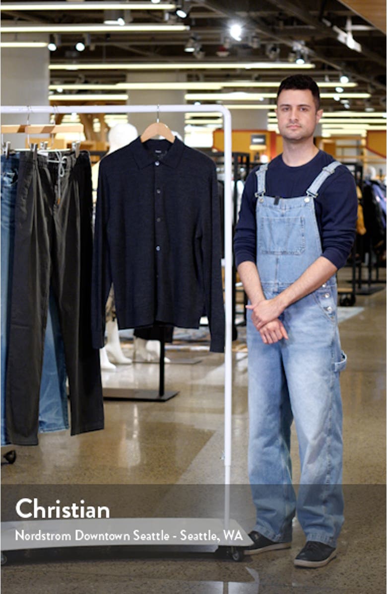 Collared Merino Wool Cardigan, sales video thumbnail