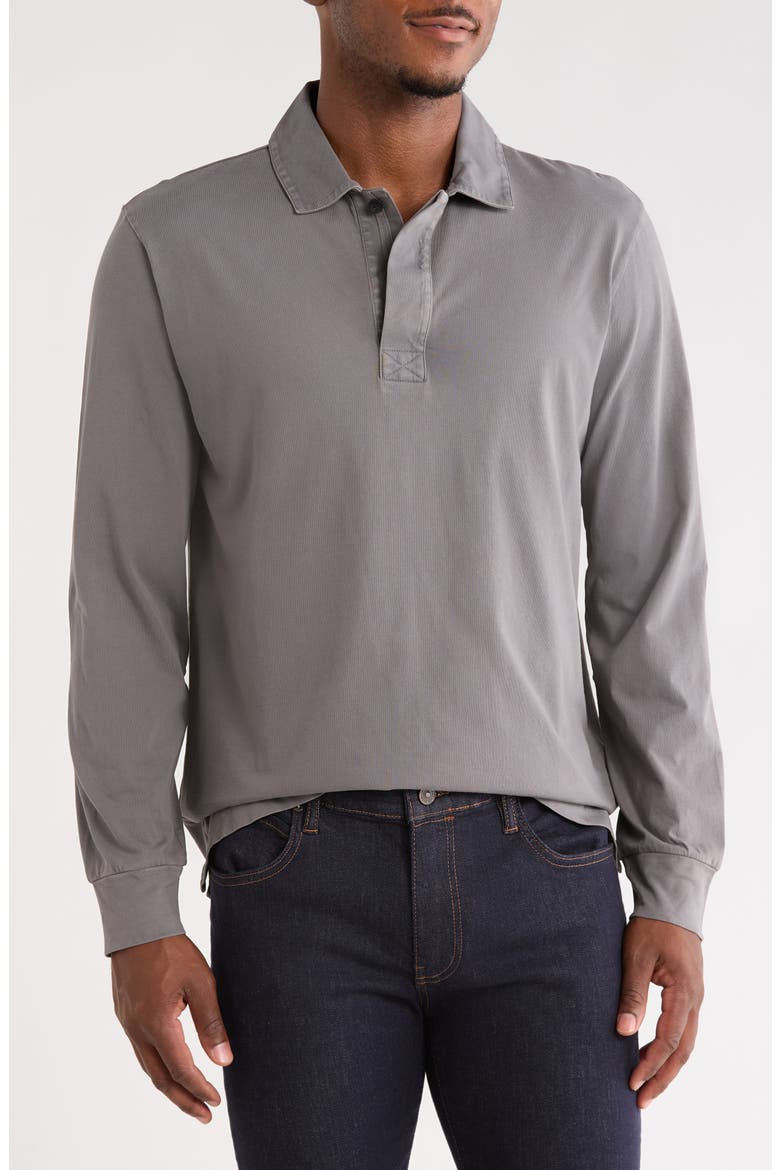 Tomas Washed Rugby Shirt, Main, color, DSTMV