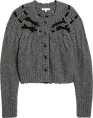 LoveShackFancy Clementian Alpaca & Wool Blend Cardigan