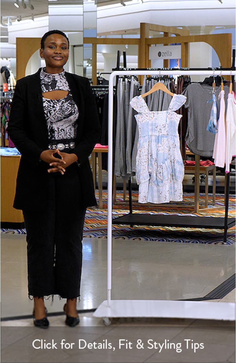 Kids' Flutter Sleeve Eyelet Tiered Dress, sales video thumbnail