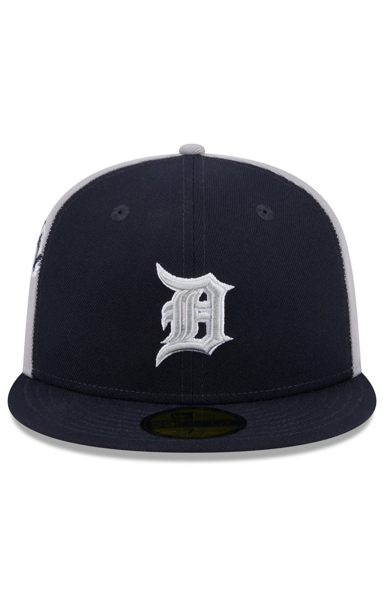 New Era Men's New Era Navy/Gray Detroit Tigers Gameday Sideswipe 59FIFTY Fitted Hat, Alternate, color, Navy