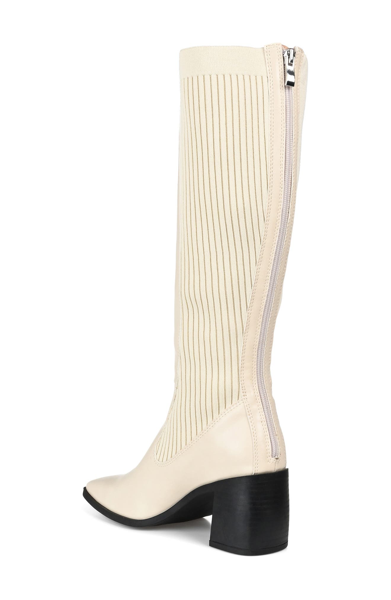 Winny Tall Boot - Wide Calf, Alternate, color, BONE