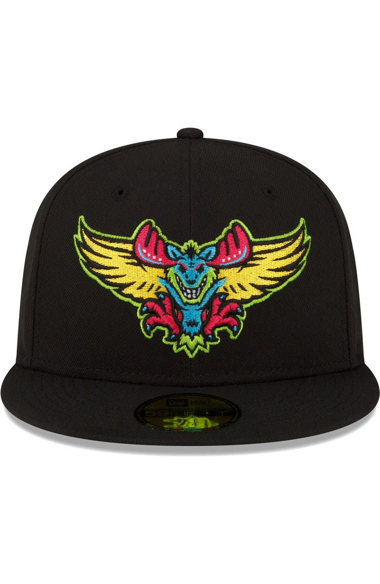 New Era Men's New Era Black Modesto Nuts Copa De La Diversion 59FIFTY Fitted Hat, Alternate, color, Black