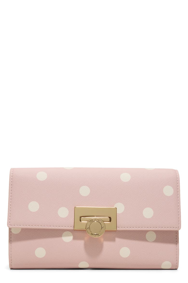 Parisa Crossbody Wallet on a Chain Bag, Main, color, ROSE