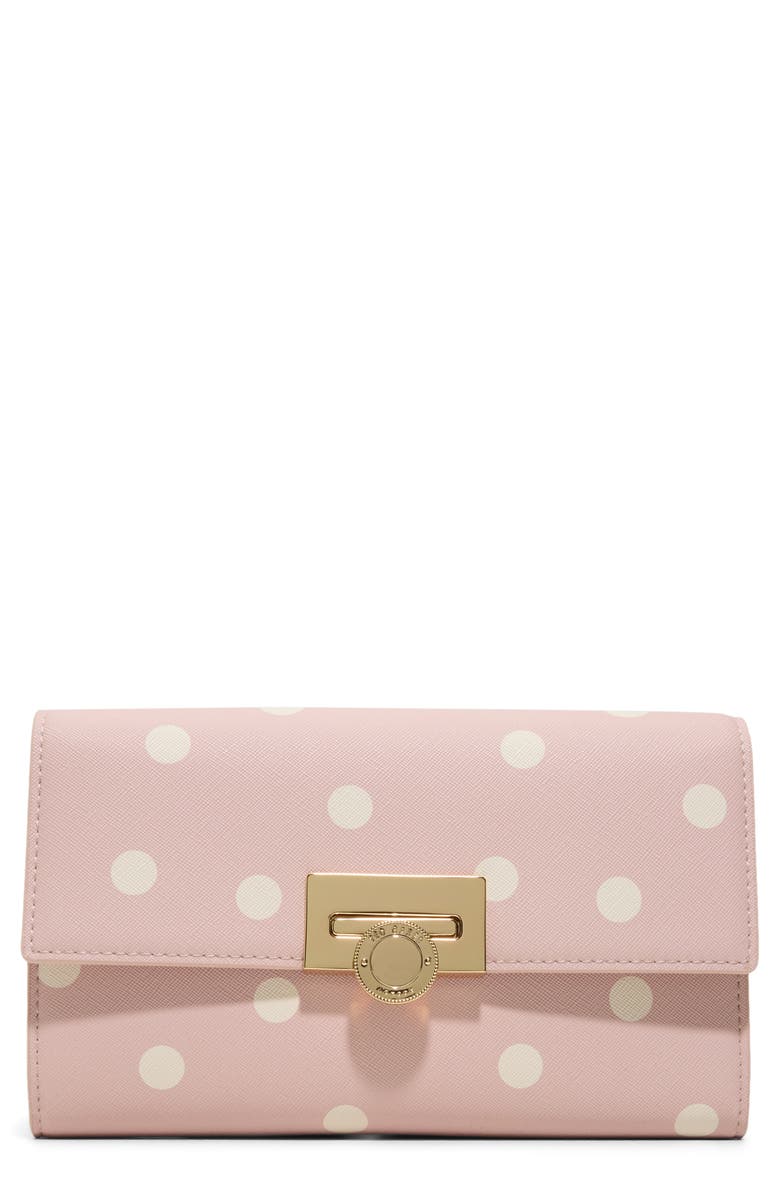 Ted Baker Parisa Crossbody Wallet on a Chain Bag, Main, color, Rose