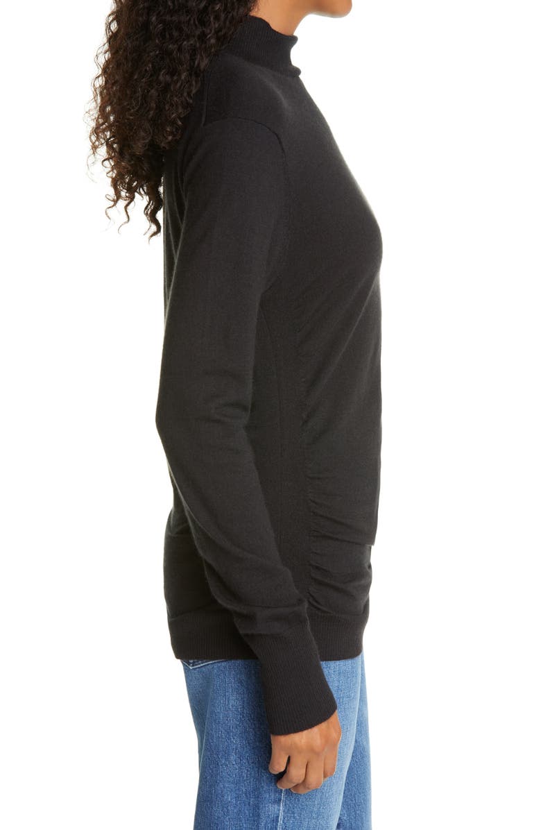 FRAME Luxe Silk Blend Turtleneck Sweater, Alternate, color, 