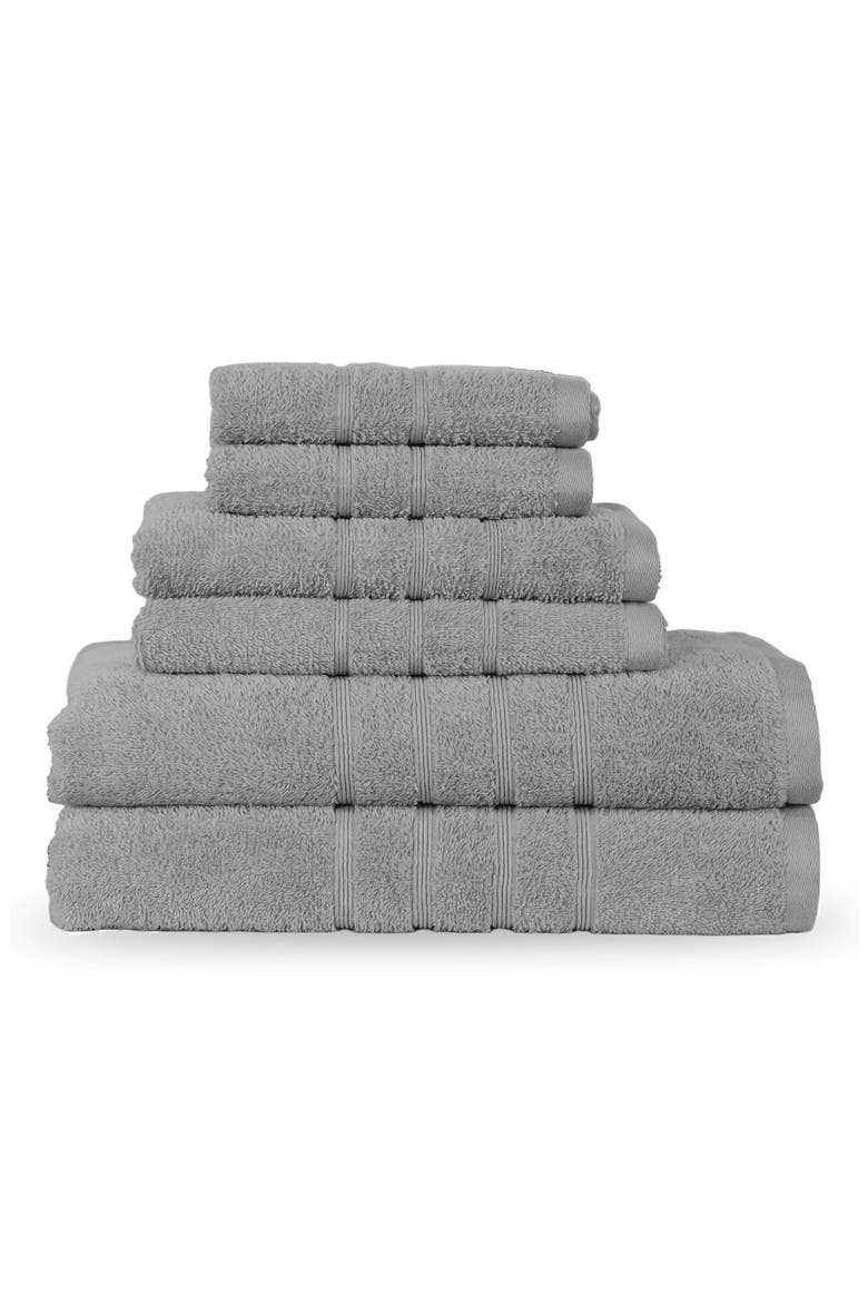 Ultimate 6-Piece Towel Set, Main, color, MONUMENT GREY