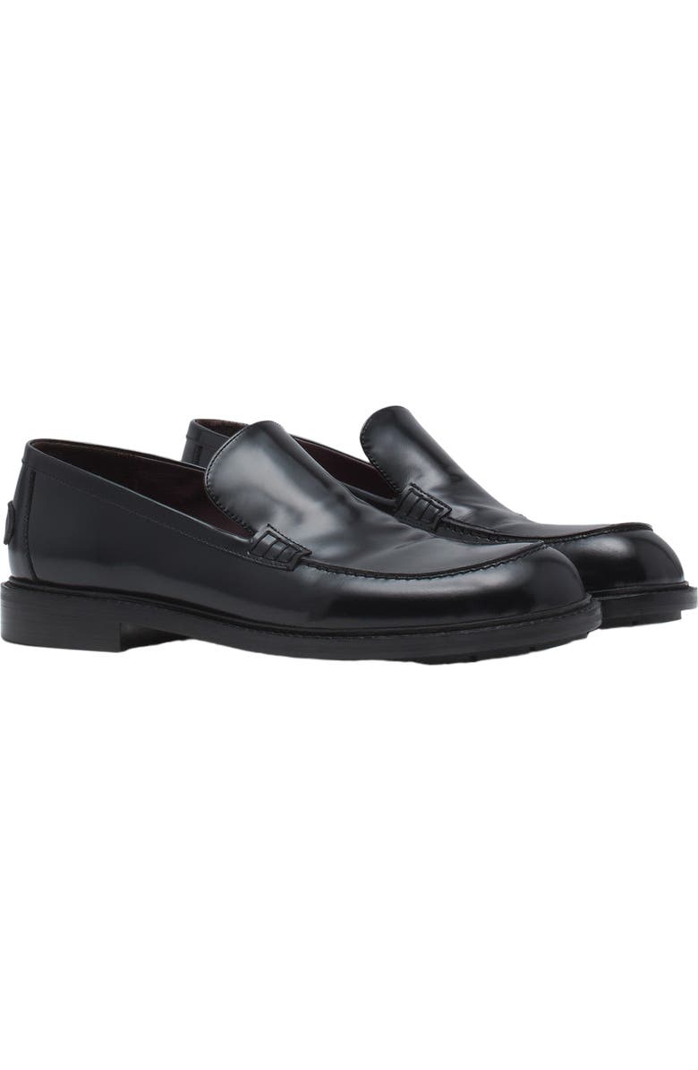 Lanvin SPINTO LOAFERS IN GLOSSY LEATHER, Main, color,