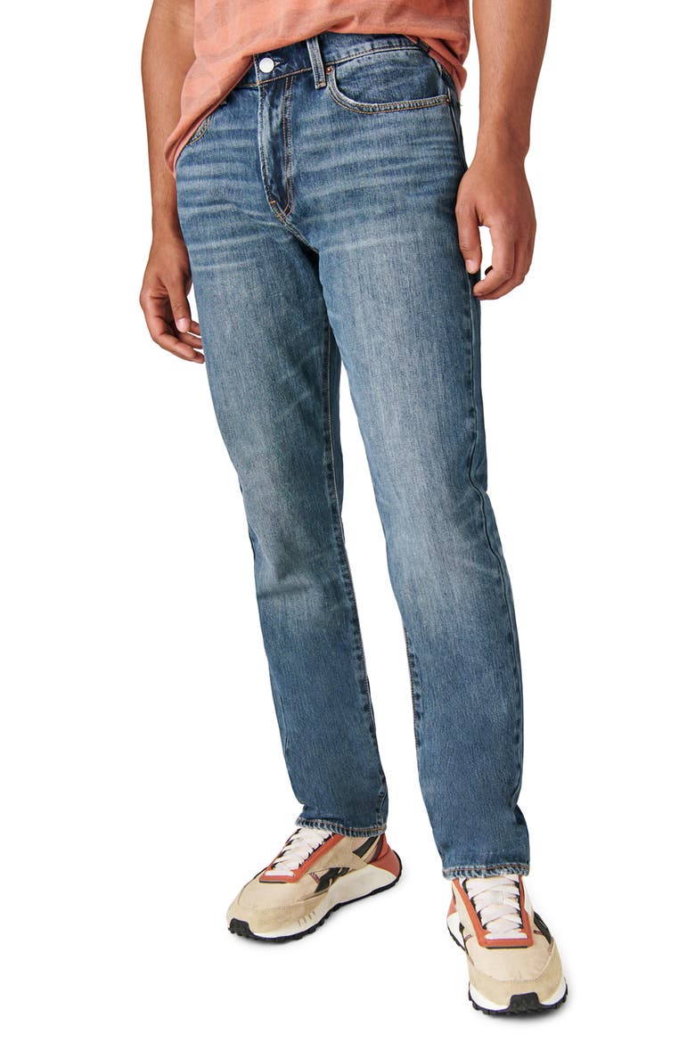 Slim Straight Jeans, Main, color, HENDERSON