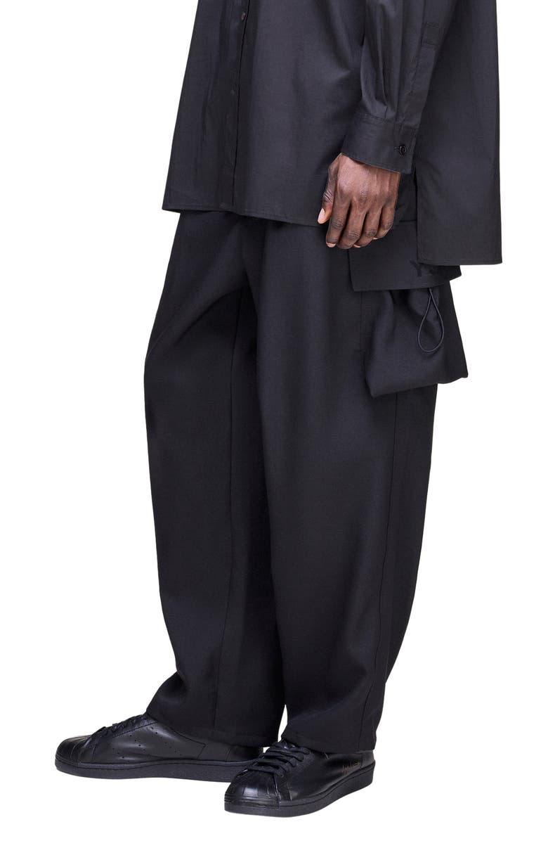 Y-3 Sport Uniform Cargo Pants, Main, color, Black