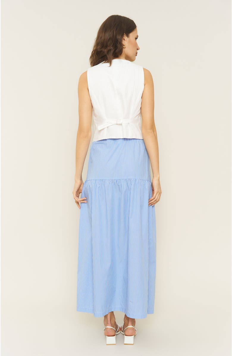 Whimsy + Row Millie Skirt, Alternate, color, Blue  Stripe