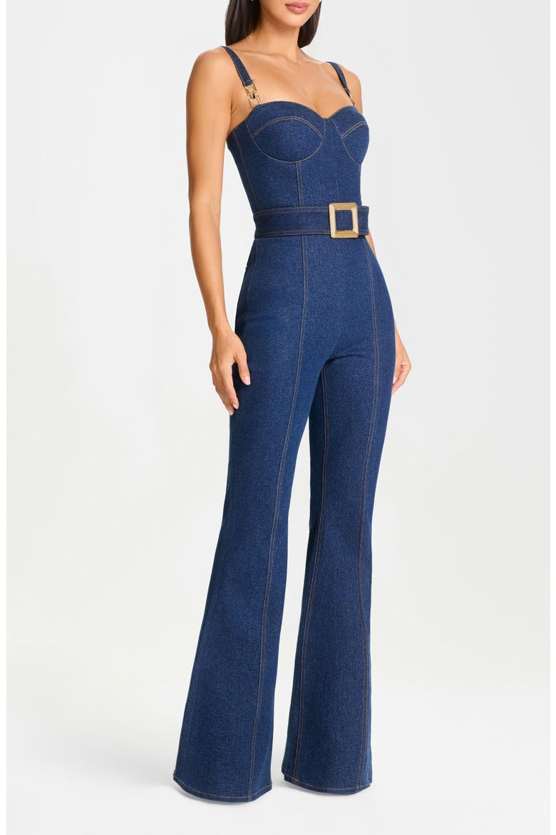 Harley Denim Jumpsuit, Alternate, color, BLUE