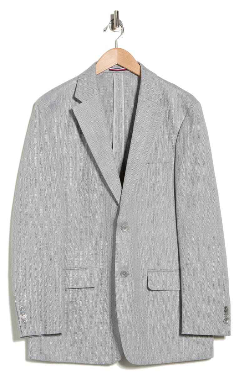 Tommy Hilfiger Two-Button Notch Lapel Sport Coat, Main, color, Grey