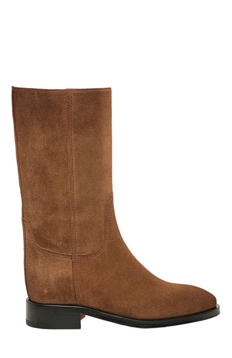 Suede boot