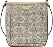 Kate Spade New York ava spade flower coated canvas crossbody bag