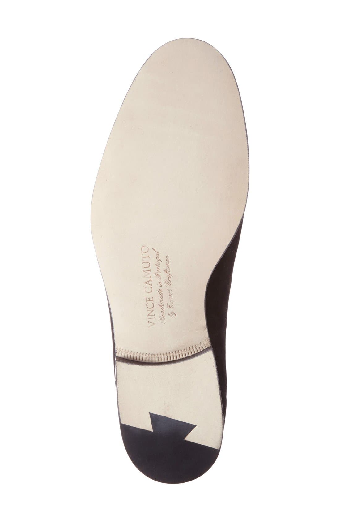 'Borcelo' Bit Loafer, Alternate, color, BLACK