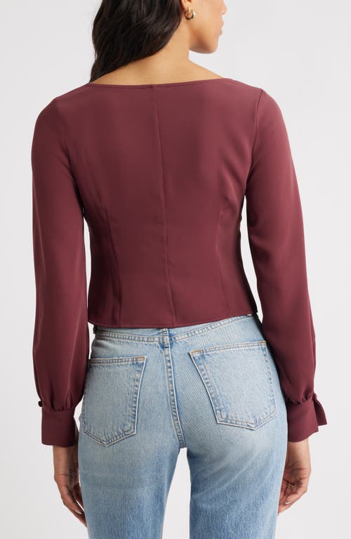 Open Edit Matte Satin Corset Top