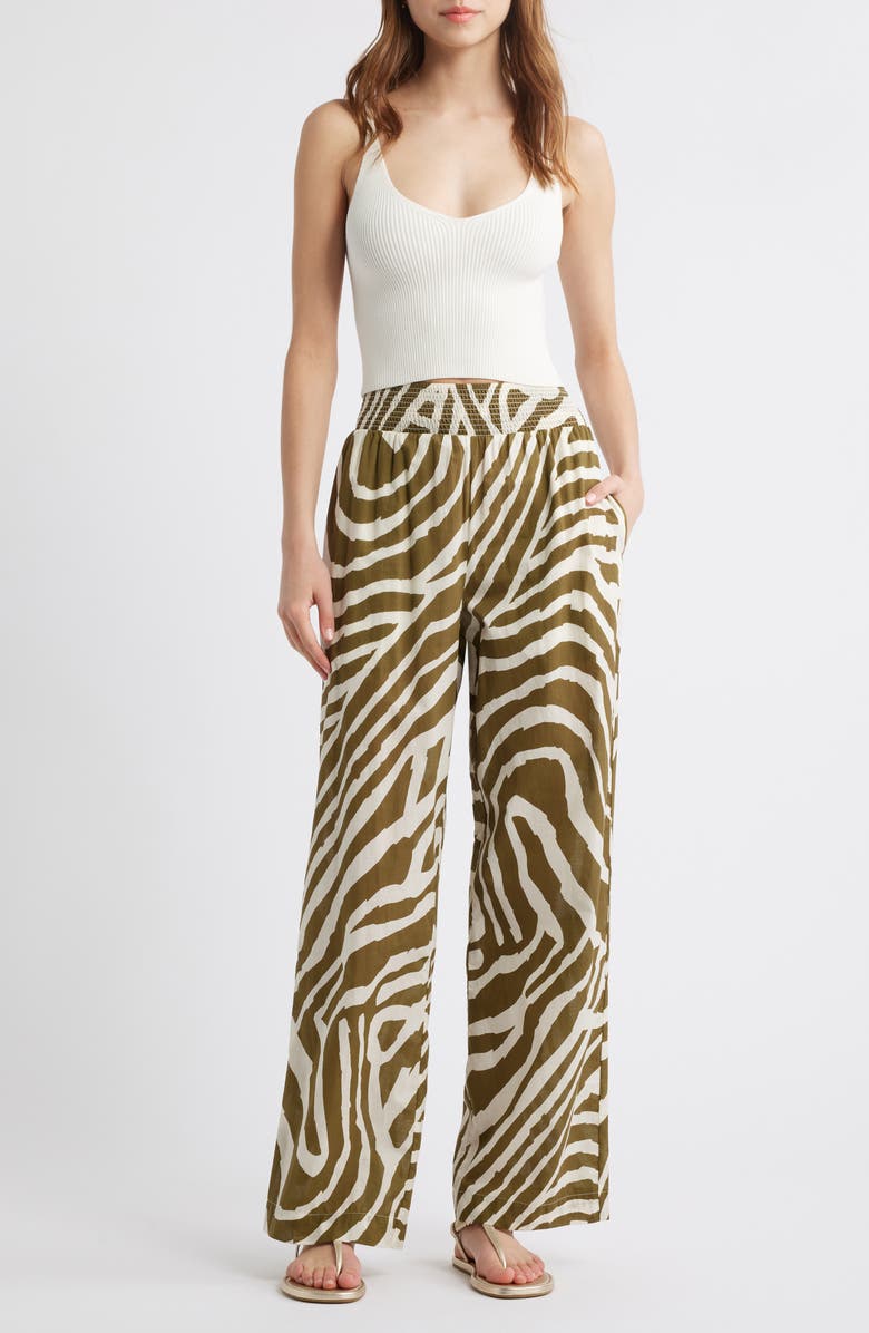 Rails Brendon Wide Leg Cotton Pants, Alternate, color,