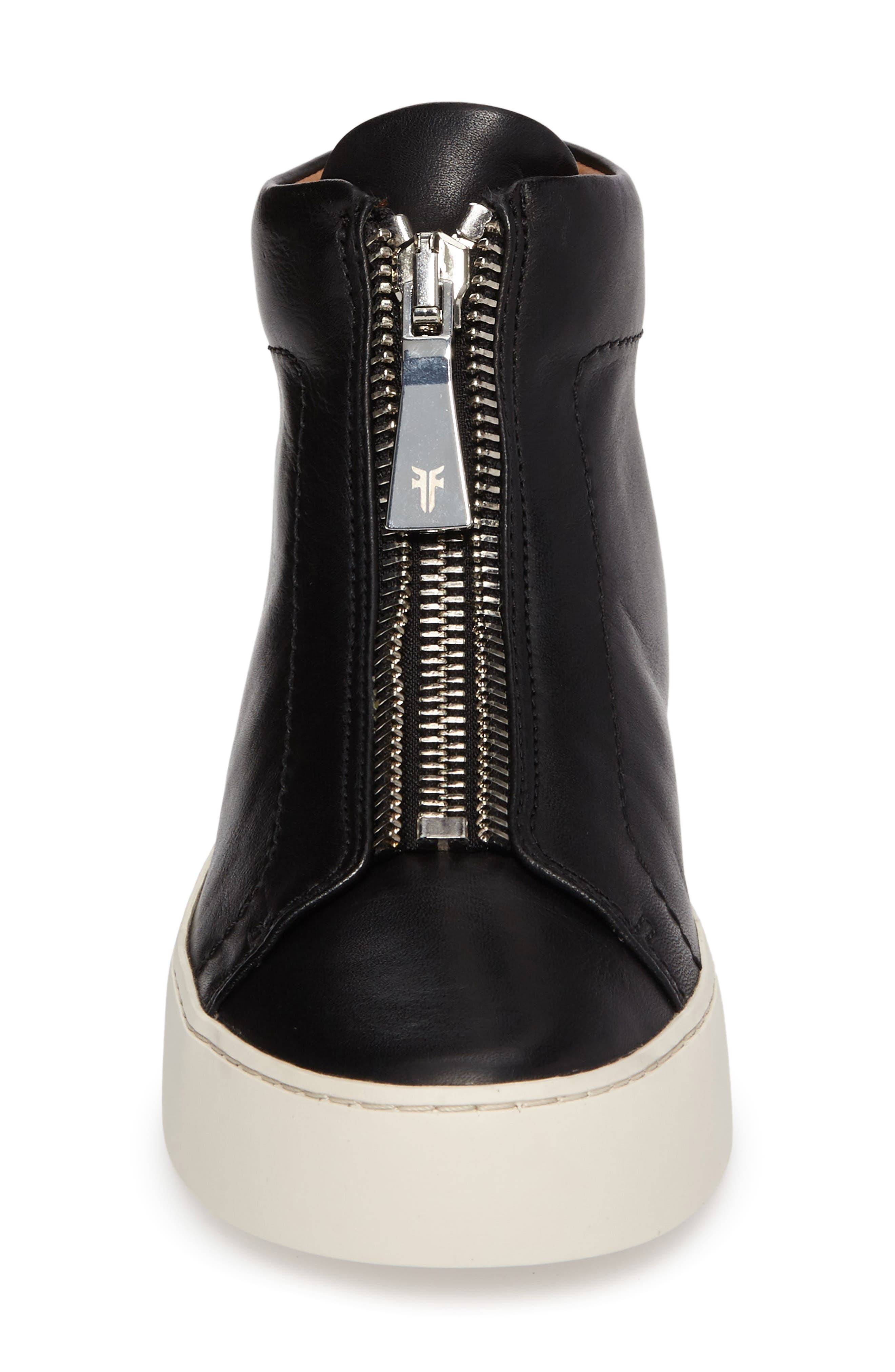 Frye Lena Zip High Top Sneaker, Alternate, color, 