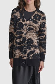 DKNY Oversize Studded Sweater