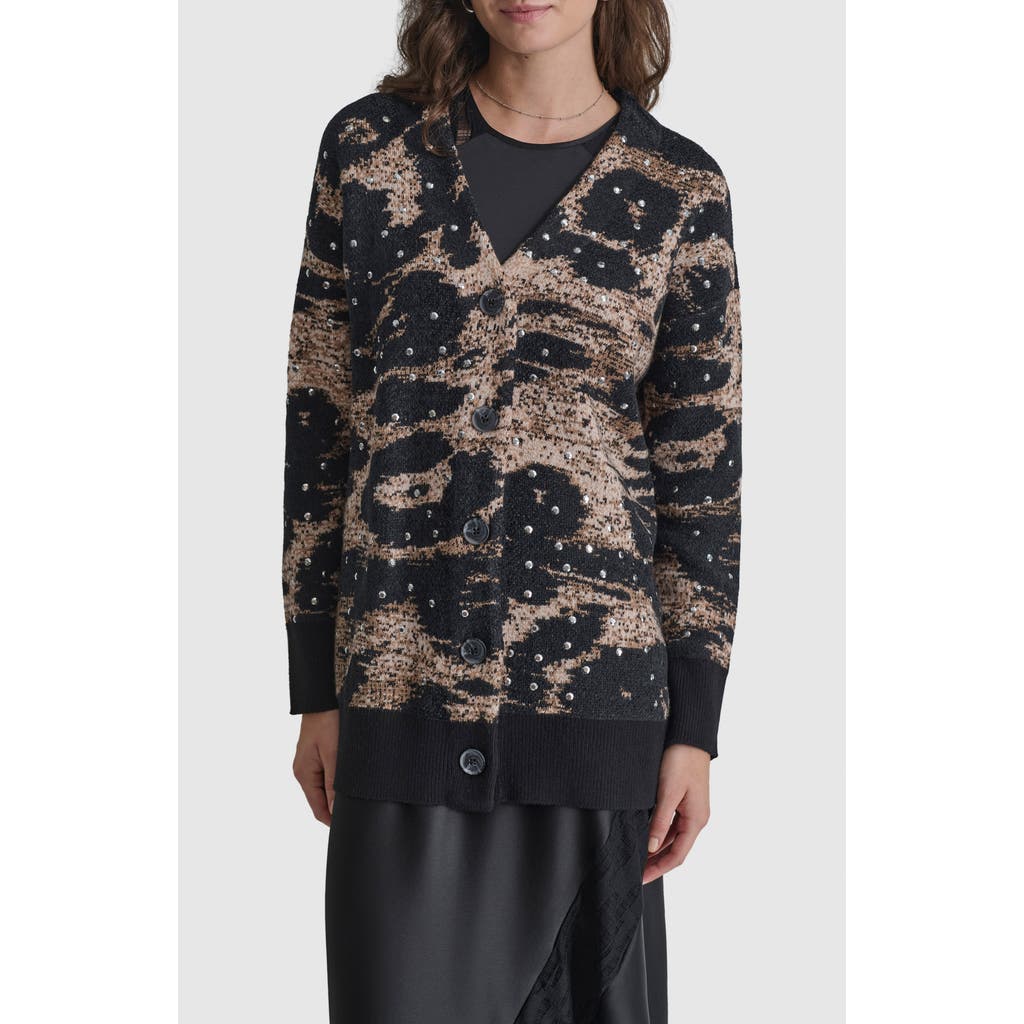 Dkny Oversize Studded Sweater In Multi