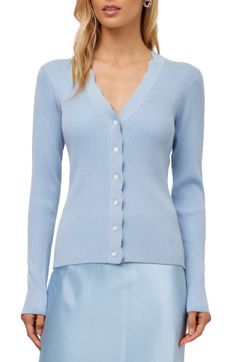 Bliss Scallop Edge Cardigan