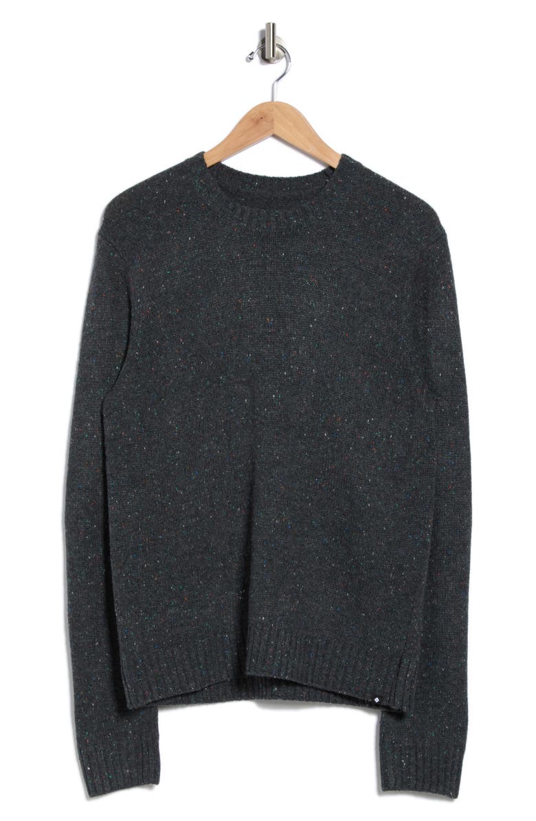 Union Everett Nep Crewneck Sweater, Alternate, color, Charcoal Heather