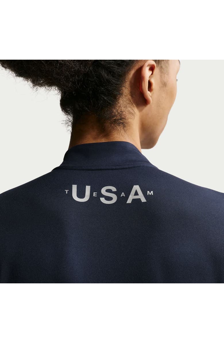 Nike Men's Nike ACG  Navy Team USA Element Dri-FIT Half-Zip Pullover, Alternate, color, Navy