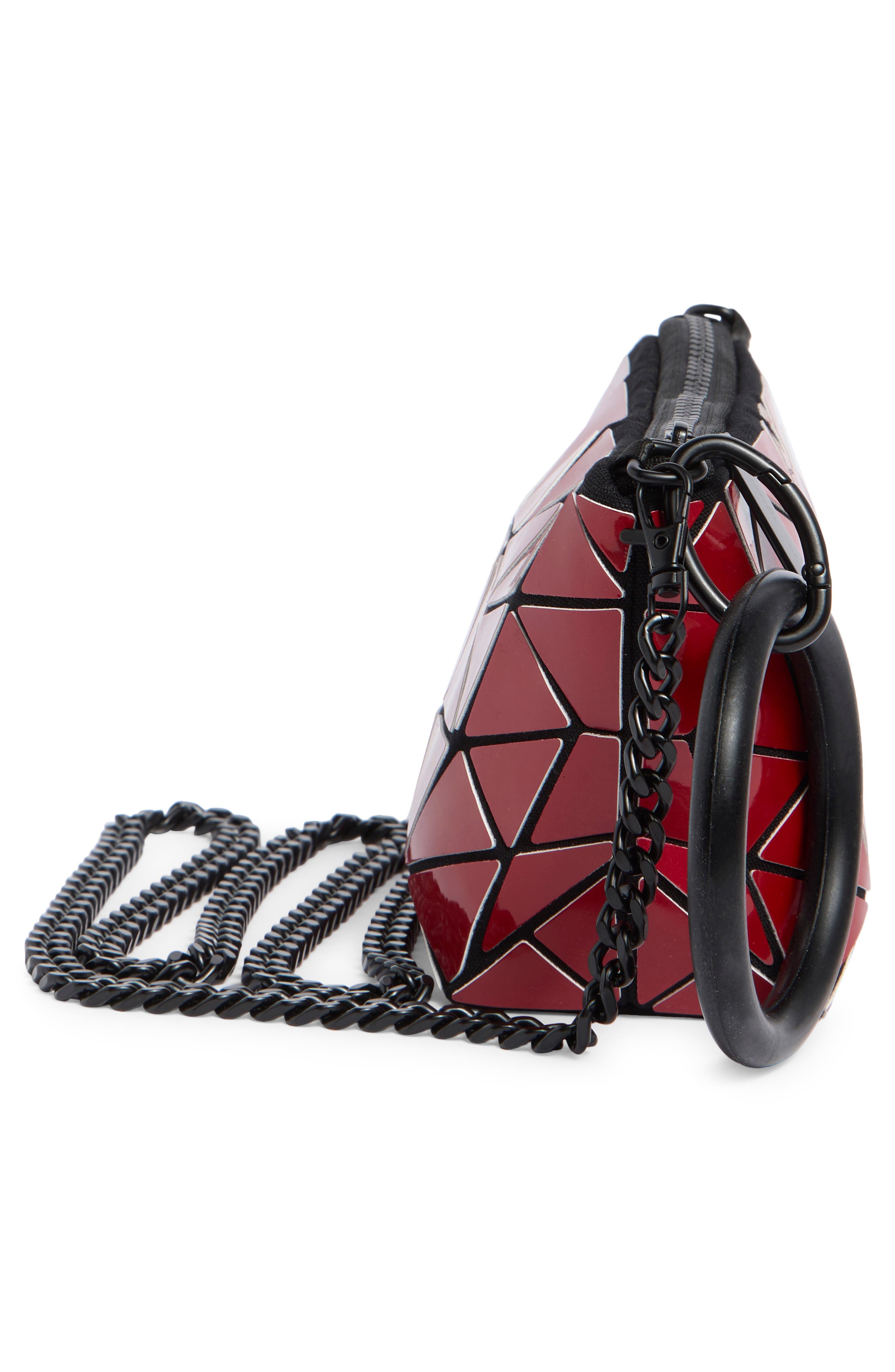 PATRIZIA LUCA Mosaic Cosmetic Case, Alternate, color, Shiny Red