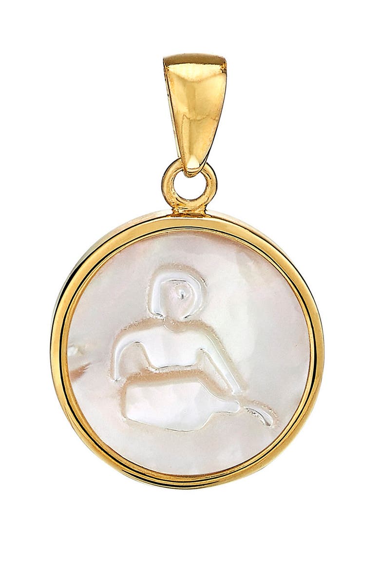 ASHA Zodiac Mother-of-Pearl Charm, Main, color,
