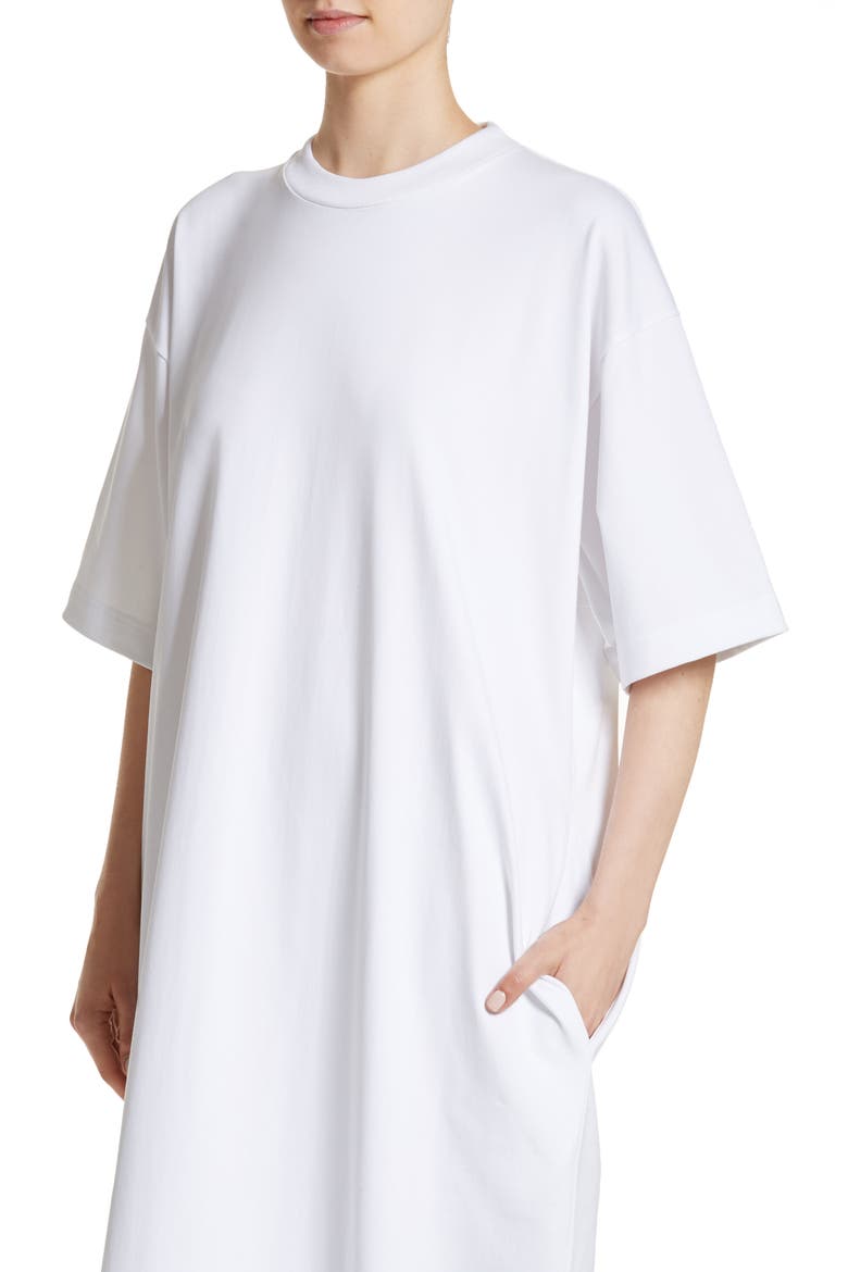 T-Shirt Dress, Alternate, color, WHITE