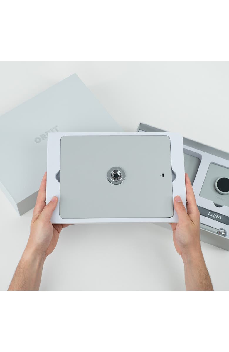 LUNA London ORBIT Mirror in Various Colors, Alternate, color, Chalk Grey