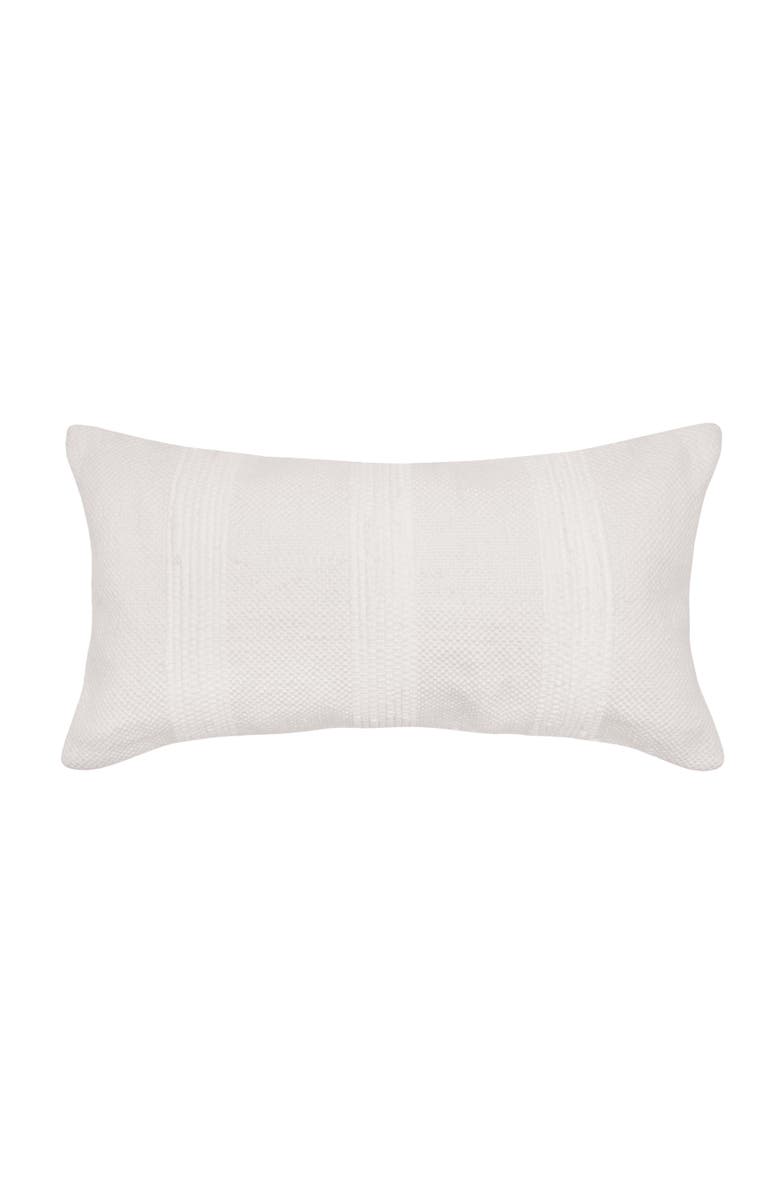 C&F Home Chindi Stripe Woven Throw Pillows, Main, color, White