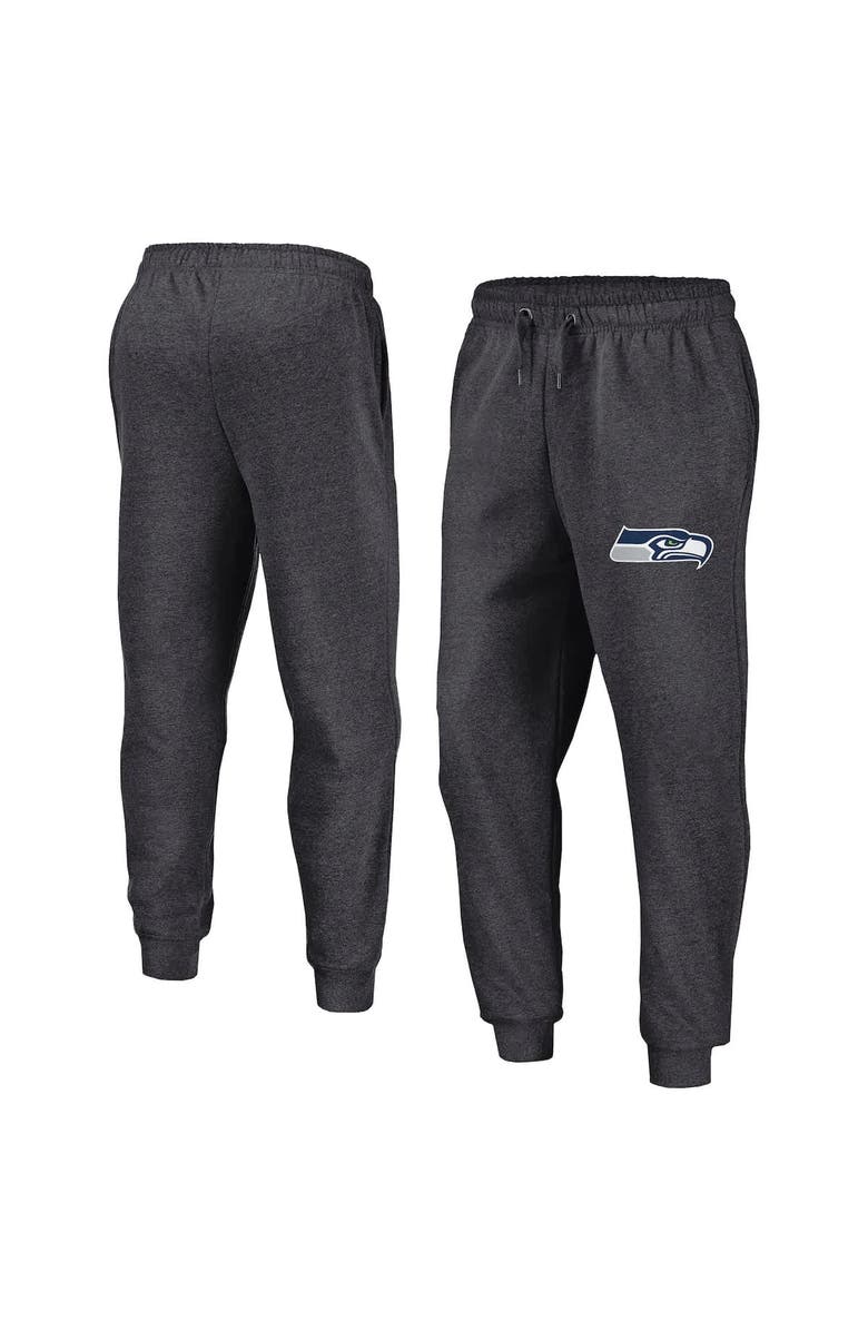 FANATICS Men's Fanatics Heather Charcoal Seattle Seahawks Boost Fleece Joggers, Alternate, color,