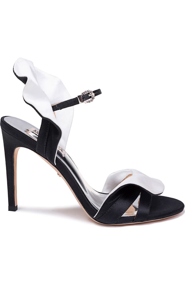 Badgley Mischka Collection Badgley Mischka Ella Two-Tone Satin Sandal, Alternate, color,