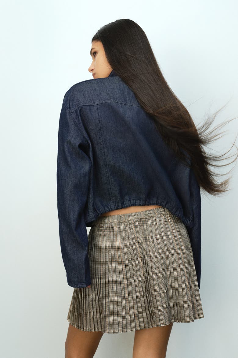Sporty Denim Jacket, Alternate, color, Dark denim blue